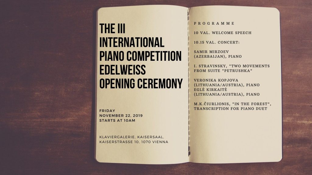 The III International piano competition Edelweiss Opening ceremony (2)